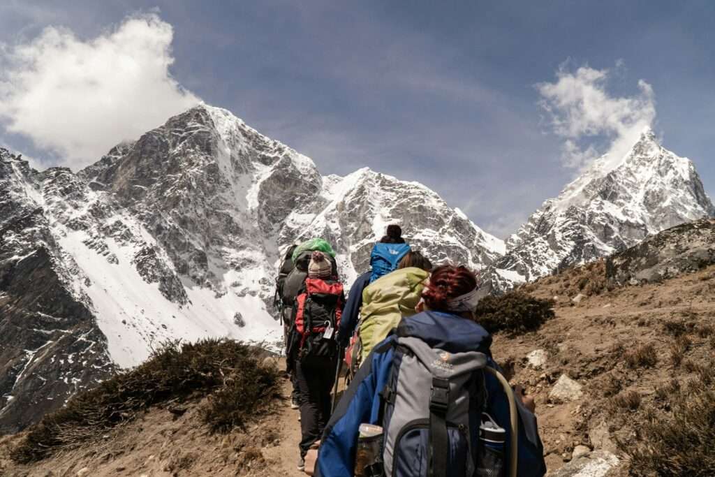 trainees started for mountaining